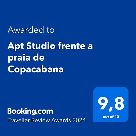Apt Studio Frente A Praia De Copacabana Rio de Janeiro Zewnętrze zdjęcie